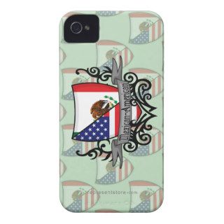 Mexican American Shield Flag Case Mate iPhone 4 Case