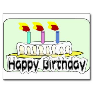 Birthday Party Balloons Cake Candles Destiny Post Cards