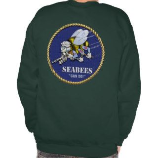 [700] Navy Construction Battalion (CB) USN Seabees Pullover Sweatshirt