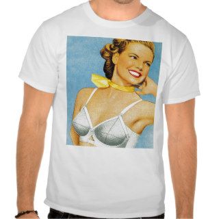 Vintage Women's Brassiere Bra Advertisement Tshirt