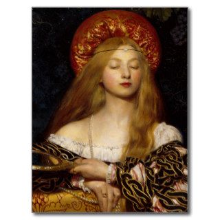 Vanity   A Medieval Maiden Postcards