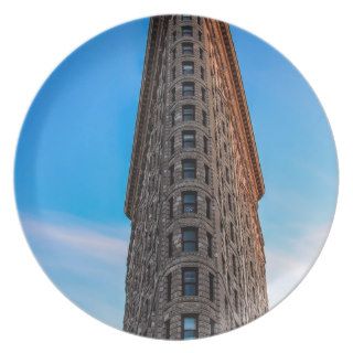 Flatiron Building in New York City Photo Party Plates