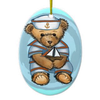 Sailor Teddy Bear Ornament