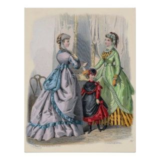 Victorian Era Women's Fashion Posters