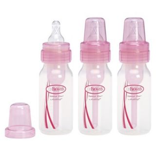 Dr. Browns 4oz 3pk Standard Baby Bottle Set   Pink