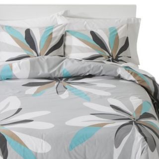 Room Essentials Floral Comforter Set   Aqua (King)
