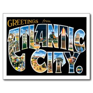 Atlantic City New Jersey NJ Postcard