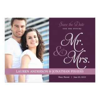 Future Mr. and Mrs. Save The Date Personalized Announcements