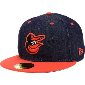 Baltimore Orioles New Era MLB Team Color Denim 59FIFTY Cap