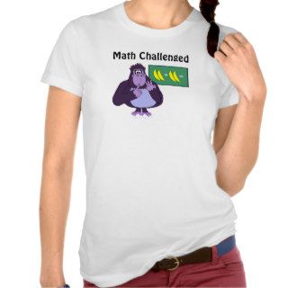 Funny Counting Gorilla Math Custom Shirts