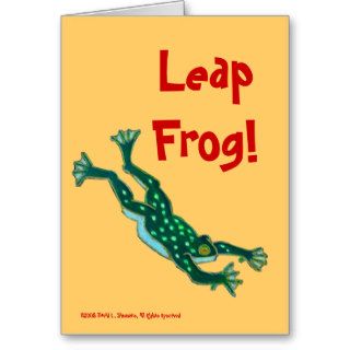 Leap Frog Cards