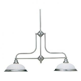 Dolan Designs 662 09 Island / Billiard Fixture from the Richland Collection, Satin Nickel   Ceiling Pendant Fixtures  