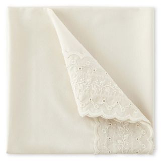JCP Home Collection Home Expressions 300tc Set of 2 Lace Pillowcases, Ivory