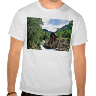 Crystal Mill Colorado Mountain Stream T shirts