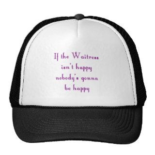 Humorous Waitress hat