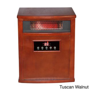American Comfort Titanium 1000 square foot Solid Wood Portable Infrared Heater and Air Purifier Heaters