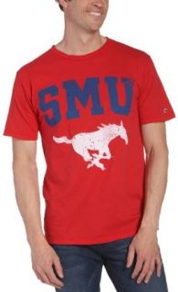 Chip & Pepper Men's Smu Mustang Tee, Red, Small at  Mens Clothing store