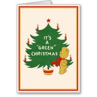 It's A Green Christmas  Cards