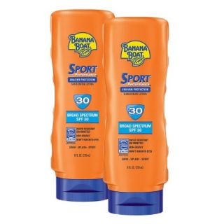 Banana Boat Sport Performance Lotion Sunscreen Set with SPF 30   2 Pack