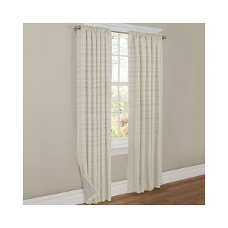 Thermal Shield Francesca Rod Pocket Thermal Blackout Curtain Panel, Ivory