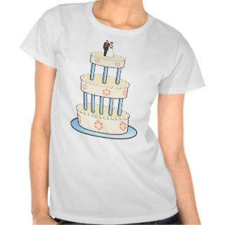 wedding cake fun product t shirt
