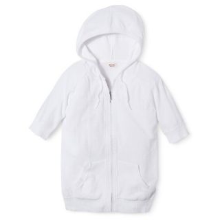 Mossimo Supply Co. Juniors Zip Hoodie Sweater   Fresh White S(3 5)