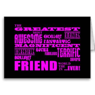 Fun Gifts for Friends  Greatest Friend Card