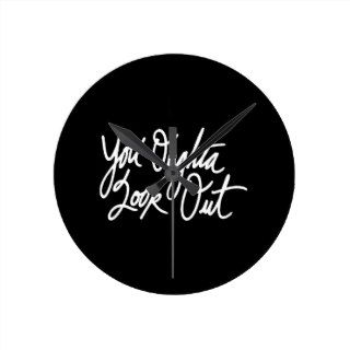 YOLO by Love Me Round Wall Clock