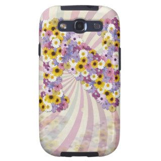 Flower letter N Galaxy S3 Covers