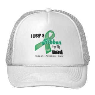 Dad   Liver Cancer Ribbon Mesh Hats
