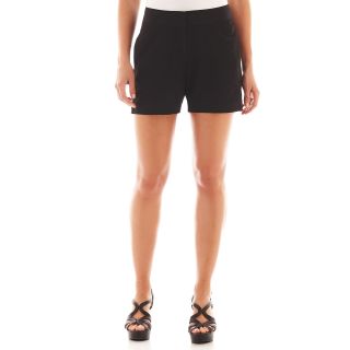 Worthington Soft Shorts, Black, Womens