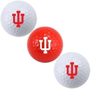 Indiana Hoosiers Team Golf 3pk Golf Ball Set