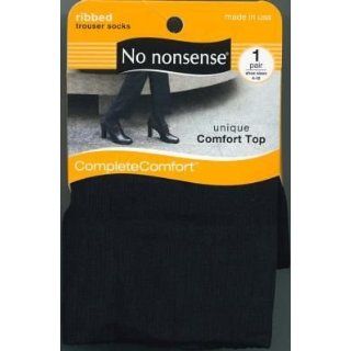 No Nonsense Complete Comfort Ribbed Trouser Socks (3 Pack) Clothing