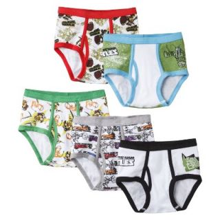 Teenage Mutant Ninja Turtle Boys 5 Pack Briefs   Assorted   8