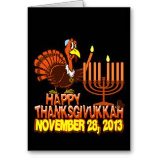 Happy Thanksgivukkah Hanukkah Thanksgiving Cards