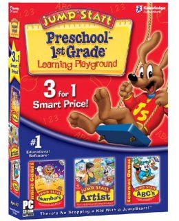 JumpStart Preschool 1st Grade Learning Playground (Numbers   Artist   ABC's) Software