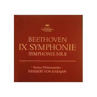 Beethoven Symphonie 8 & 9 Beethoven, Herbert Von Karajan Music