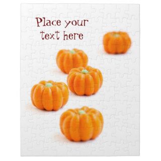 Halloween pumpkin candy jigsaw puzzles