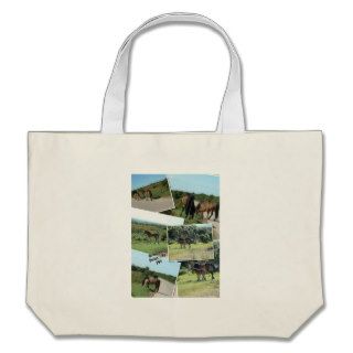 Quantocks Wild Ponies Collage Gifts and Accessorie Bags