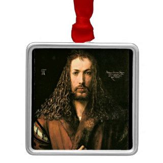 Durer   Self portrait at the age of twenty eight Christmas Ornaments