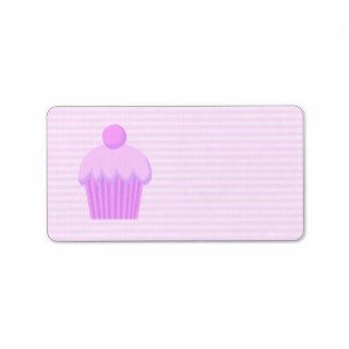 Pink Cupcake. Personalized Address Labels
