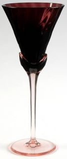 Mikasa Blossom Plum Wine Glass   Plum Bowl, Pink Stem