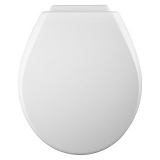 Round XCITE Molded Wood Toilet Seat   White