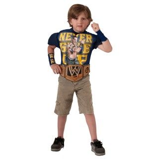 WWE   Deluxe John Cena Muscle Chest Child Shirt