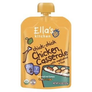 Ellas Kitchen Organic Baby Food Pouch   Chicken Casserole with Rice 4.5 oz (7