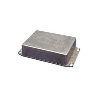 Hammond Manufacturing 1590EFL Enclosure; Flanged; PanelMnt; Aluminum, DieCast; Natural; 7.4x4.7x3.3In; 1590Series Electrical Boxes
