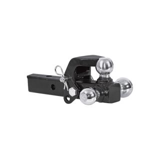 Ultra Tow Tri Ball Hitch with Pintle   Chrome