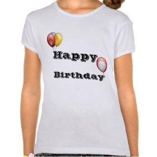 birthday balloon Kids T Shirt Template