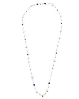 Pearl Turquoise Bead Necklace