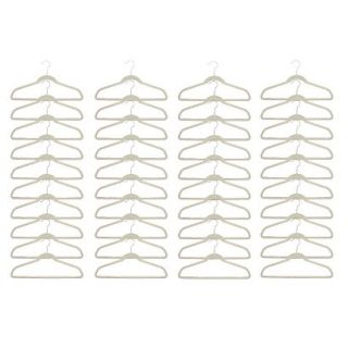 Joy Mangano Huggable Hangers 40 Pc. Suit Hangers   White